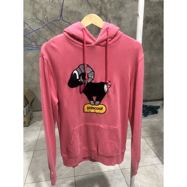 Hoodie Pancoat Kambing Pink rare item original