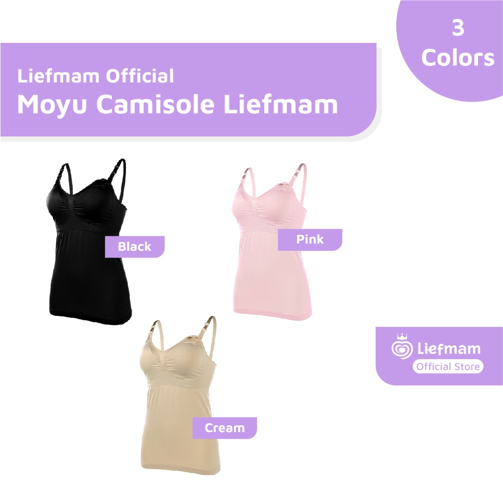 Moyu Camisole Liefmam (Zaraya) - Tanktop Menyusui / Nursing Camisole Pengencang