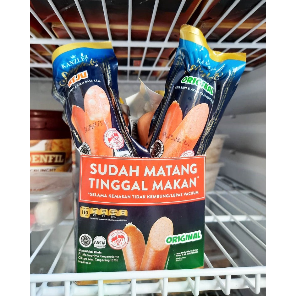 

TERMURAH Kanzler Sosis Singles 65 Gram Gr Original Keju