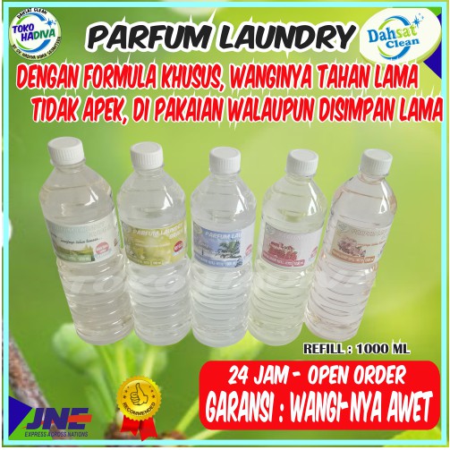 COD_PARFUM LAUNDRY PEWANGI PAKAIAN LAUNDRY 1000 ML DAHSAT CLEAN GRADE A,1X SPRAY WANGINYA TAHAN LAMA