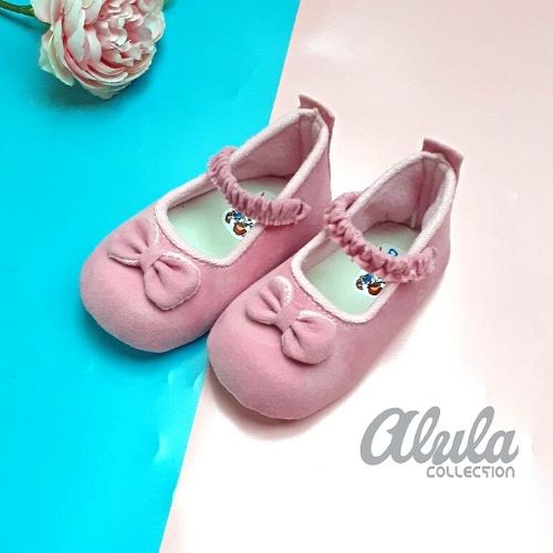 Sepatu Bayi Balet Serut Perempuan Lucu Sepatu Bayi Flatshoes Kekinian