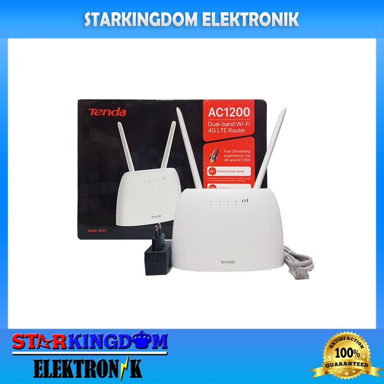 Router Modem Wifi 4G LTE Tenda 4G07 AC1200 Dual Band 5Ghz 2.4Ghz
