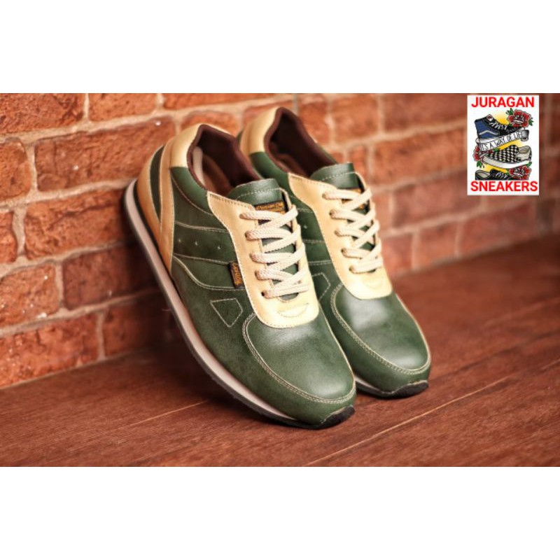 (COD) 100% KULIT ASLI SEPATU SNEAKERS PRIA KULIT CASUAL JELLAL ORIGINAL CEVANY