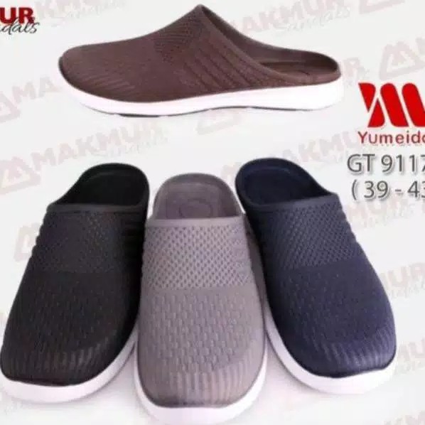 Sandal Slop Karet Pria Yumeida GT9117L/Sepatu Sandal Karet Pria/Sandal Slop Pria