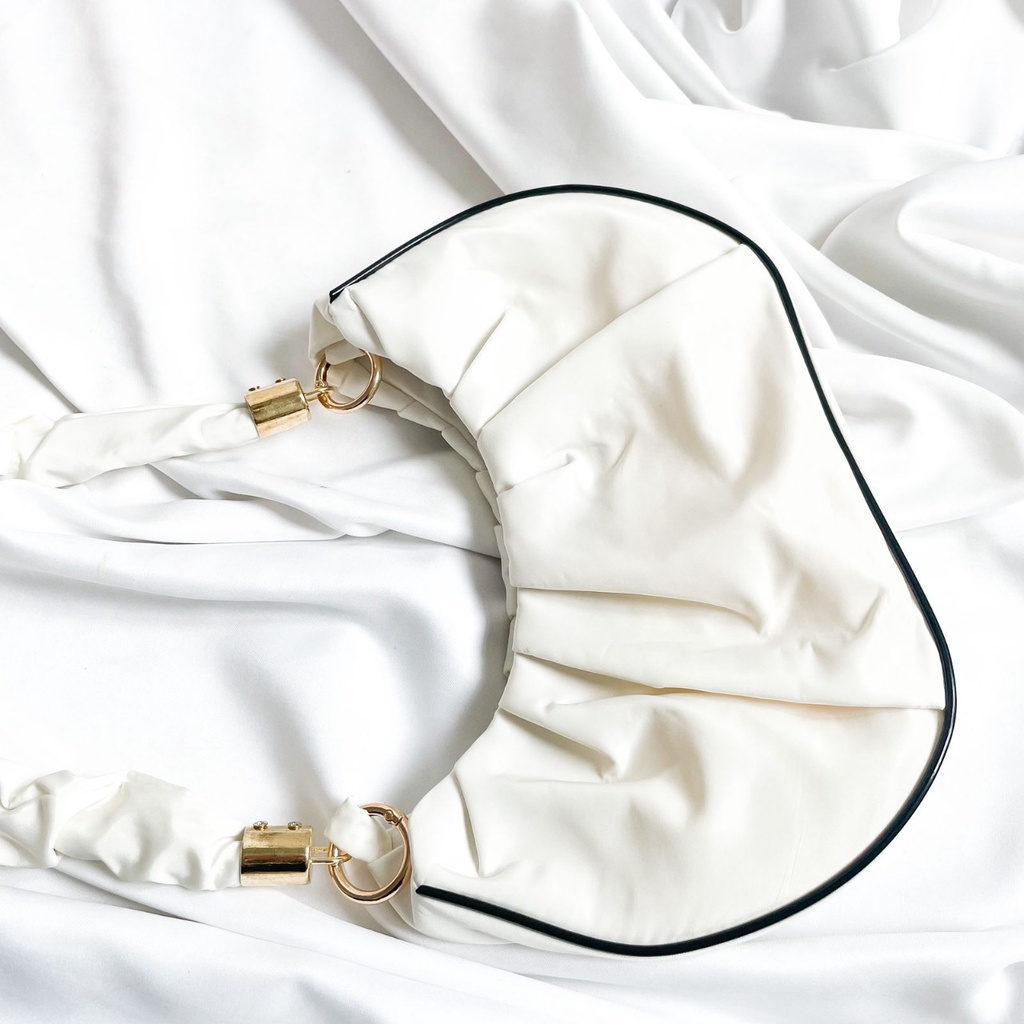 TAS HAND BAG SLING BAG SCRUNCHIE MOON KOREA FASHION MODEL PREMIUM READY STOCK BERKUALITAS