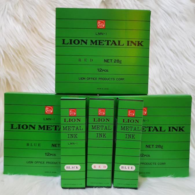 

Nikmati Tinta Lion Merah/Hitam/Biru (Lusinan) - Biru Limited