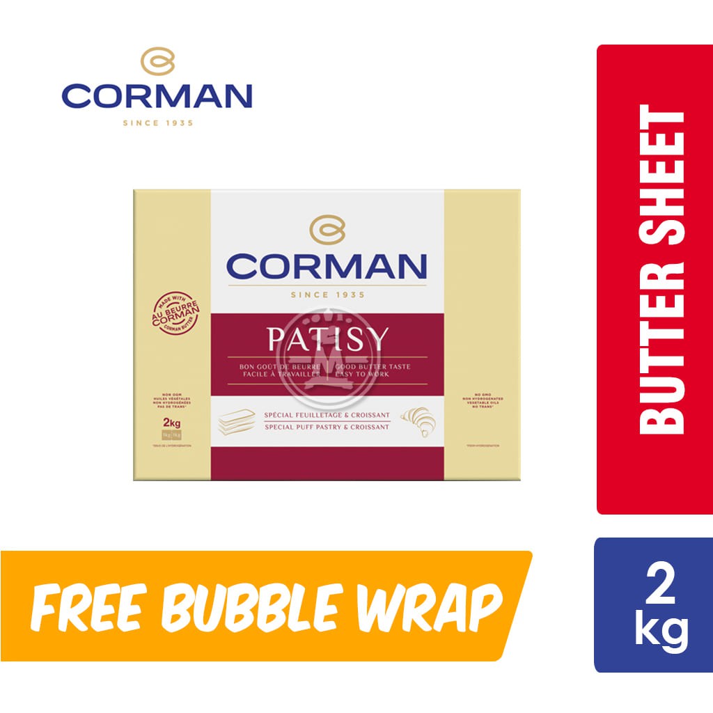 

Corman Patisy Butter Sheet 2kg