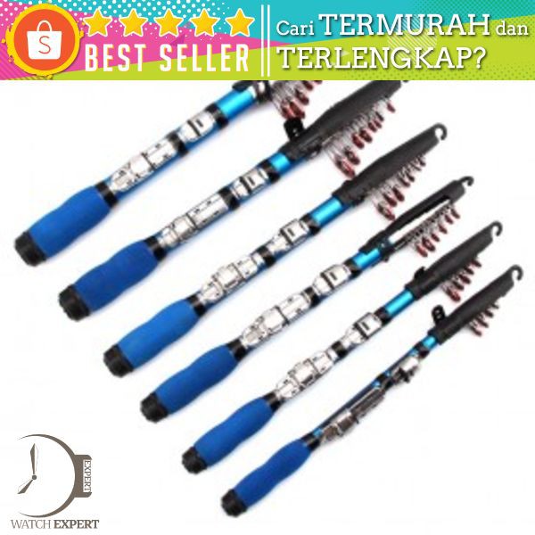 Joran Pancing Portable Telescopic 2.1M - Biru