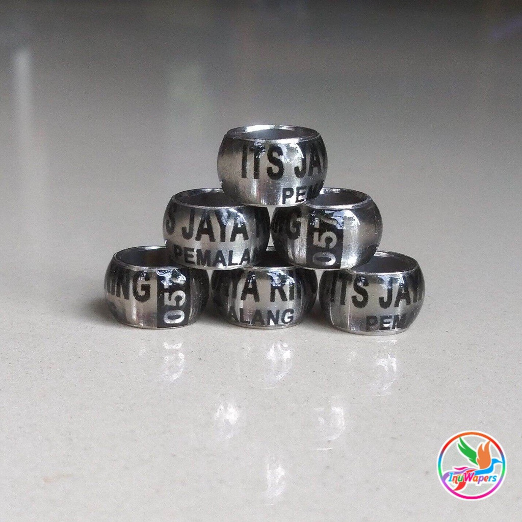 Ring Merpati Custom Nama Baja Donat  Ring Merpati Request Nama Sendiri  Ring Merpati Baja Donat