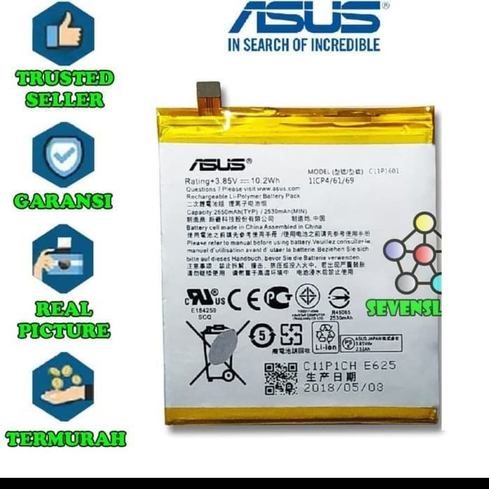 baterai Asus Zenfone Live / ZE520KL / ZB501KL / A007 original batre