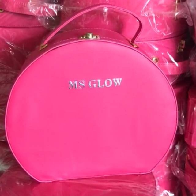 FREE BOX PINK PAKET WAJAH MS GLOW+SERUM MS GLOW