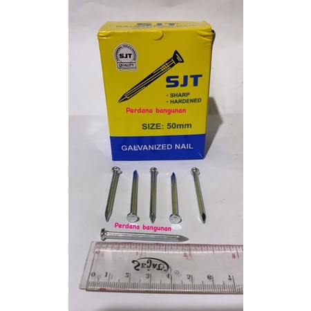 PAKU BETON PUTIH SJT 2 INCI / GALVANIZED NAIL 50 MM SJT