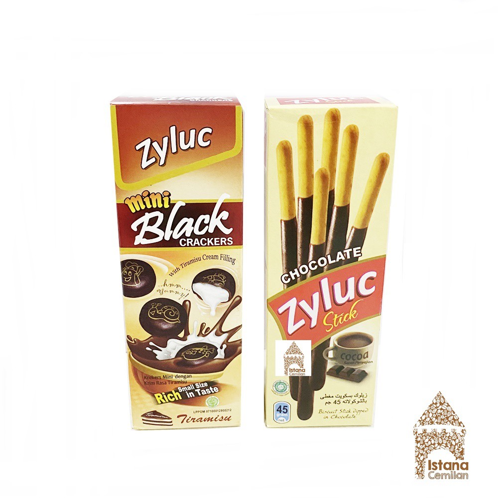 

Zyluc Stick Chocolate Biskuit / Black Crackers Tiramisu 45 Gram