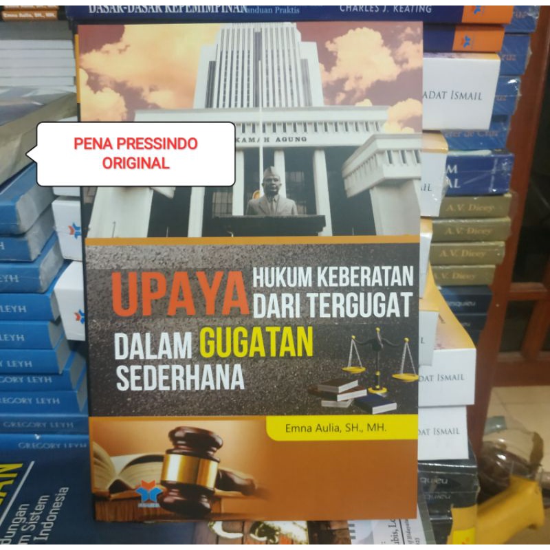 Jual Upaya Hukum Keberatan Dari Tergugat Dalam Gugatan Sederhana Emna