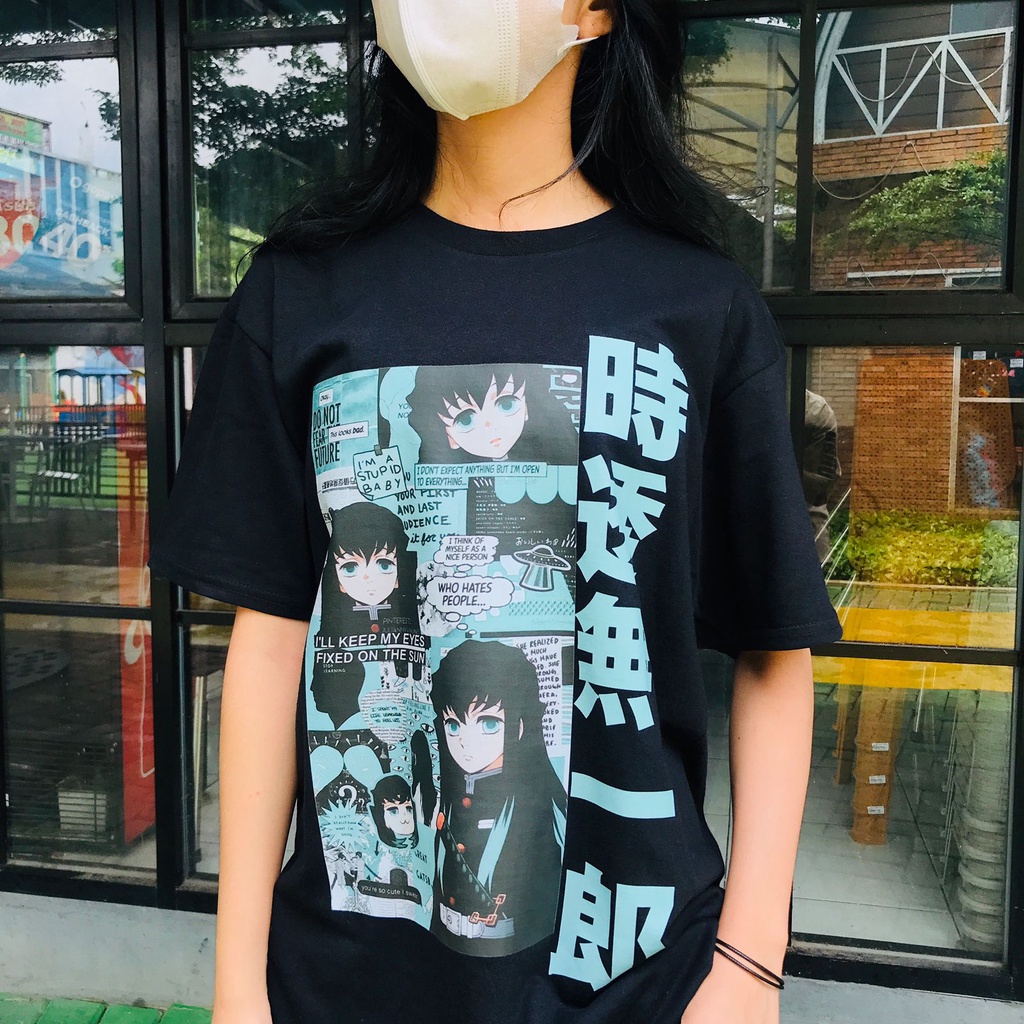 Tshirt Tokitou Muichirou Anime Manga Kimetsu No Yaiba Premium Unisex