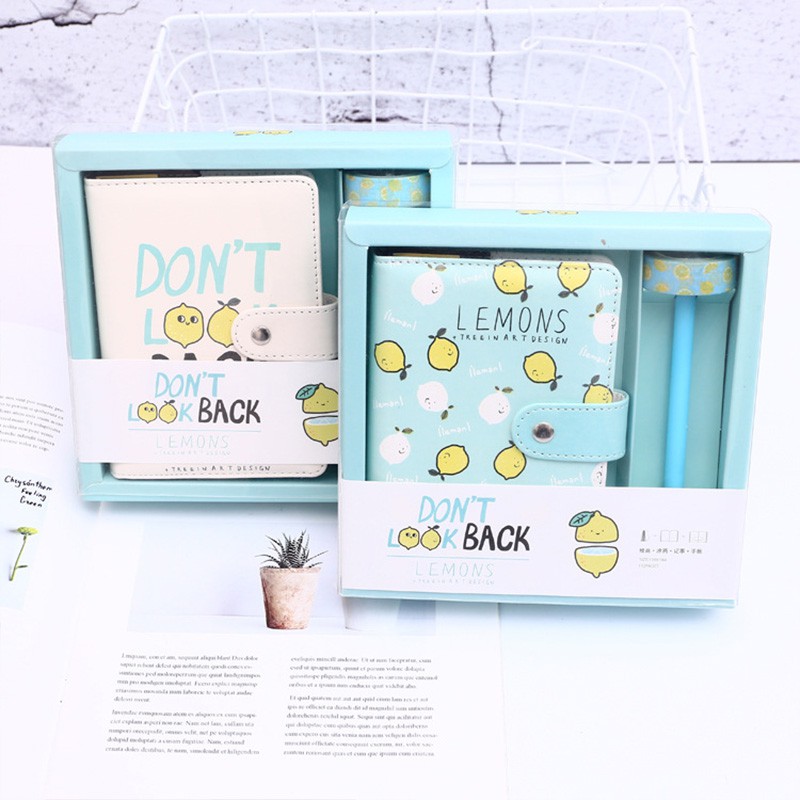 

Lemons Design Leather Planner Box Set (Buku Tulis / Jurnal / Agenda)