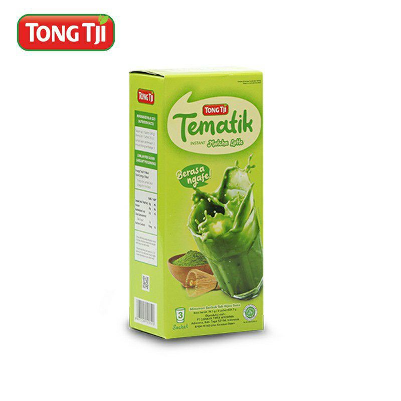 

TONG TJI Tematik Matcha Box isi 3 sachet