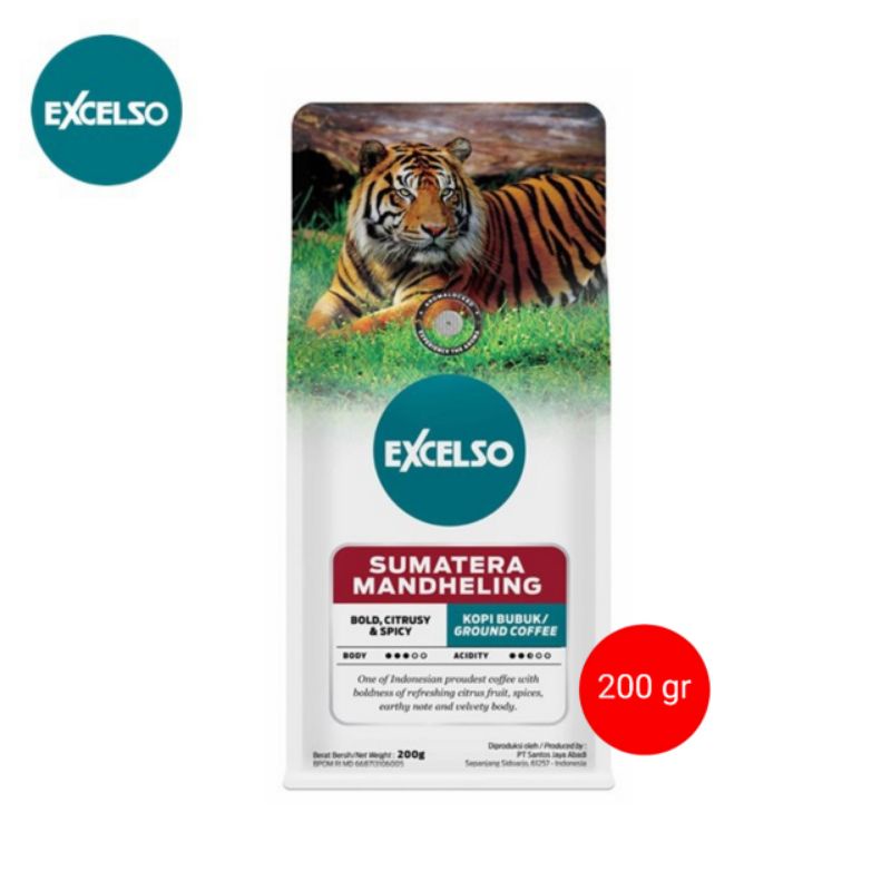 

Excelso kopi Sumatra Mandheling (biji/bubuk)
