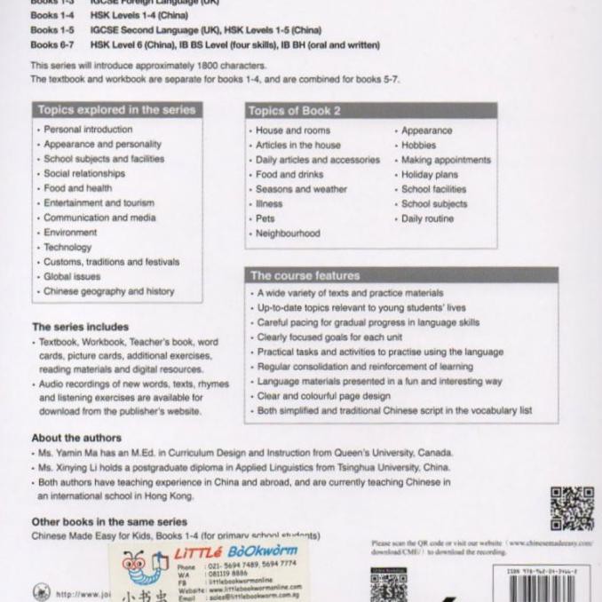 Chinese Made Easy 3E Wb 2