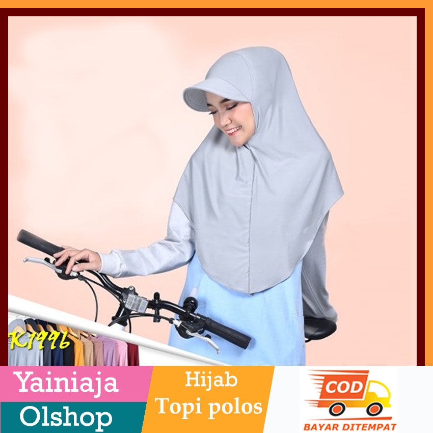 Hijab topi dewasa Sporty Olahraga Jilbab Olahraga Kerudung Sporty Olahraga Modis