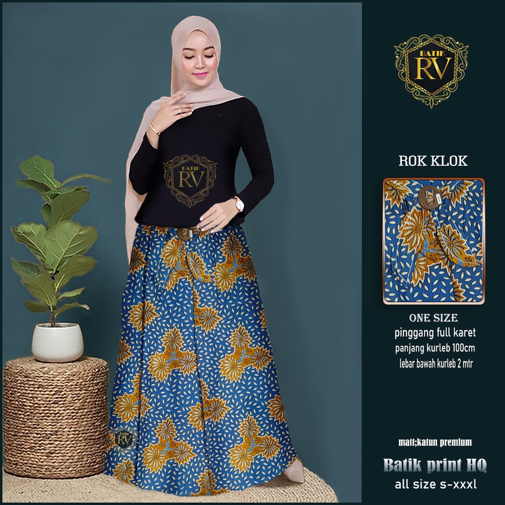 BAWAHAN ROK BATIK TERBARU Rokbatikterbaru Bahawanterlaris Roksoganbatik Rokklok Batikrok Bawahan Batik Klok payung Batikpayung Rokpayung Rok Batikasli-motif6