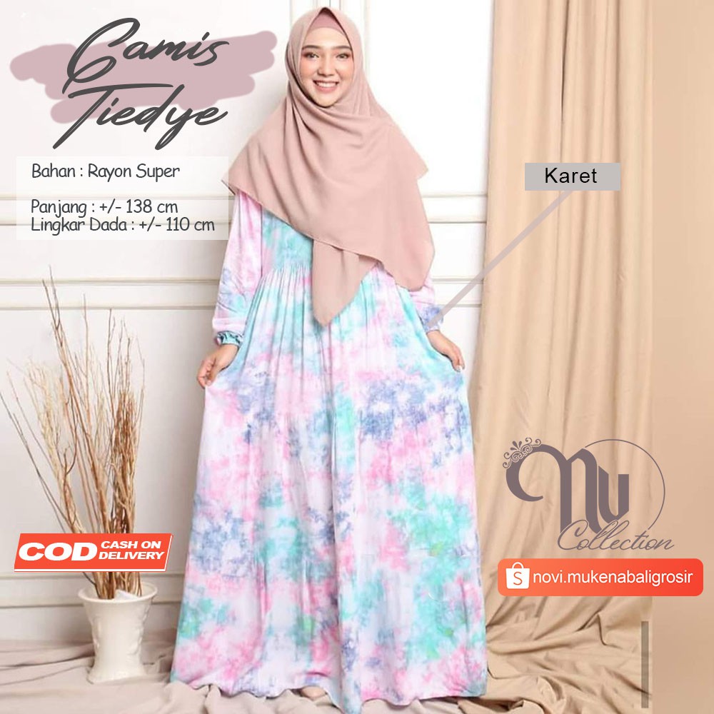 GAMIS / HOME DRESS TIEDYE PELANGI