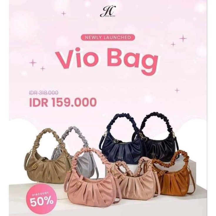 VIO BAG BY JIMS HONEY ORIGINAL VIO BAG - MINI BAG - TAS SELEMPANG - TAS KONDANGAN CANTIK - TAS MAIN 