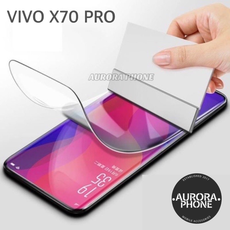 Vivo X70 Pro Hydrogel Screen Guard / Hydrogel X70 Pro / Hydrogel Vivo X70 Pro 5G / Vivo X70 Pro Hydr