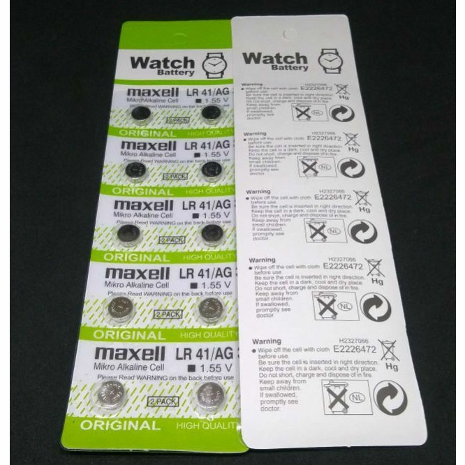 Baterai termometer Alat ukur L 736 / Battery thermometer AG3 / l736c LR41