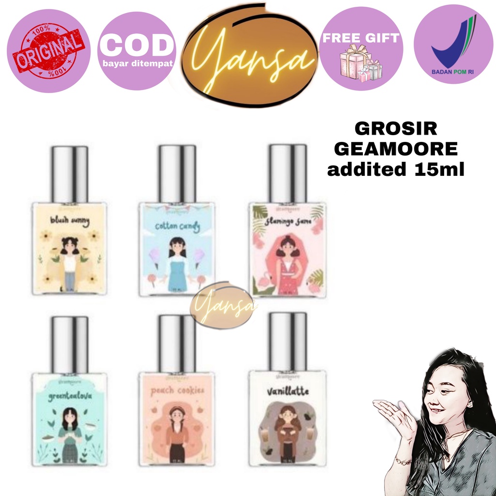 GROSIR ADDITED SERIES 15ML GEAMOORE PARFUM BPOM