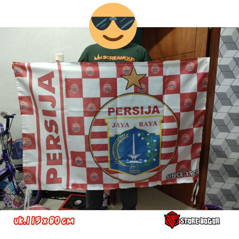 Bendera Persija 1928 jakarta jakmania