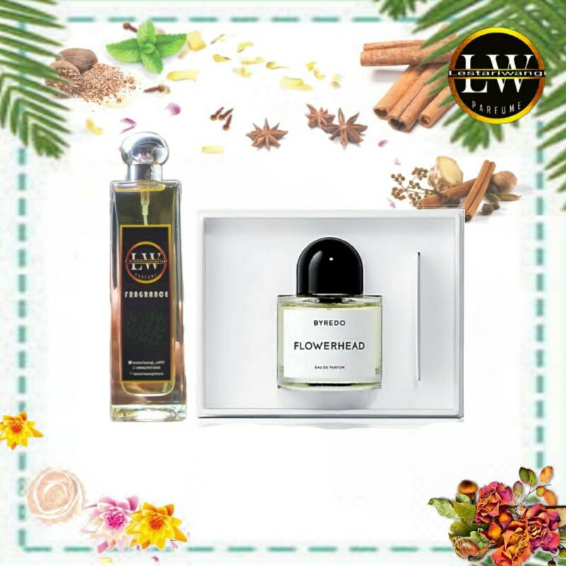 BYREDO FLOWERHEAD// reffil parfum kualitas edp