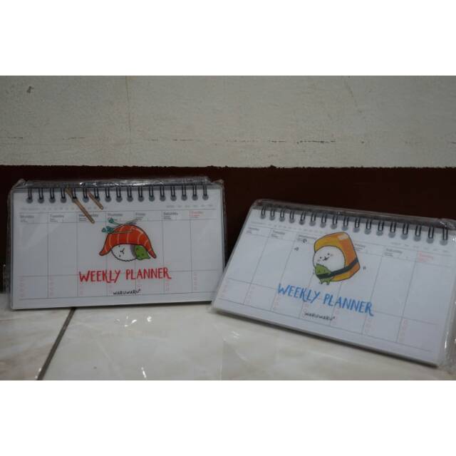 

Weekly planner gambar sushi