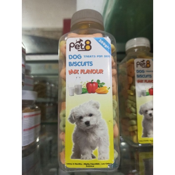 snack anjing pet8 cemilan anjing