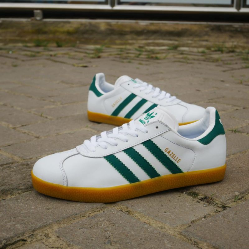 Adidas Gazelle White List Green