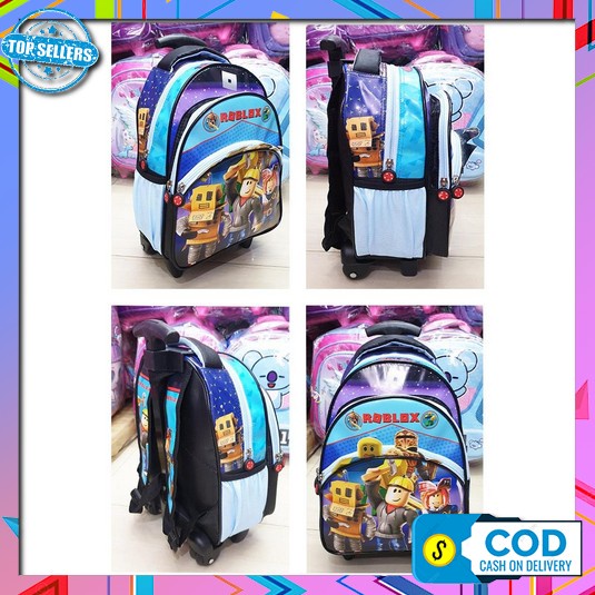 Lmb Tas Troli Anak Perempuan Sd Gambar Karakter Kuda Poni Unicorn Timb Trolley Dorong Tas Anak Seko