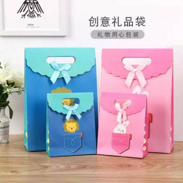 

Paper bag souvenir ulang tahun（PEMBELIAN MINIMAL 3 PCS)