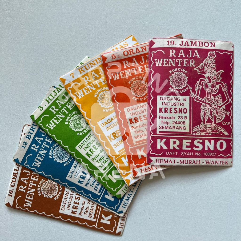 Wenter Kresno Pewarna Kain Wantex Pakaian Murah Tahan Lama Awet Katun Ikat Celup Tie Dye Cotton Cord