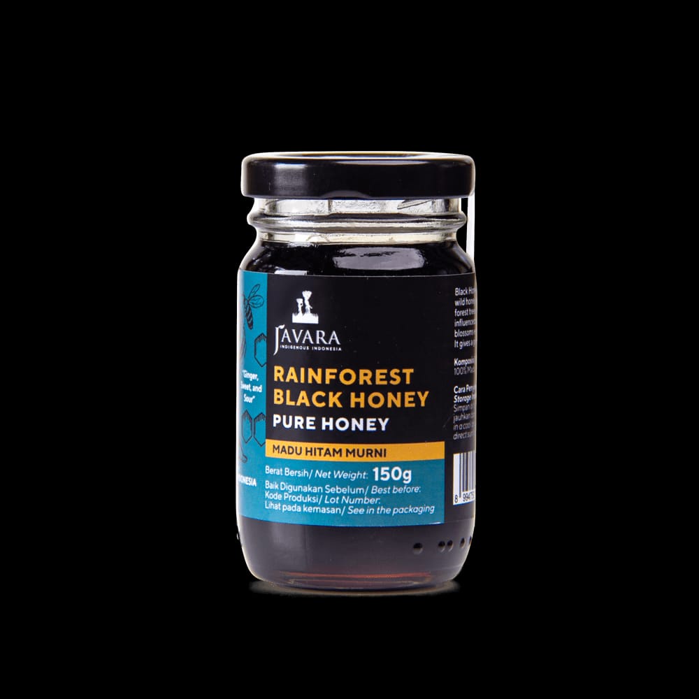 

Javara - Rainforest Black Honey - Pure honey - Madu Hitam Murni - 150g