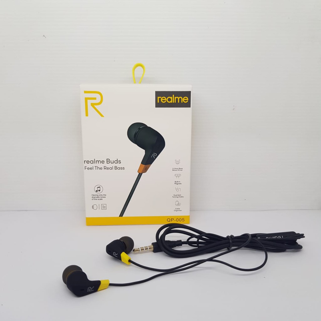 Headset Handsfree Realme Earbuds Realme QP-005 Bass High Quality [PM]