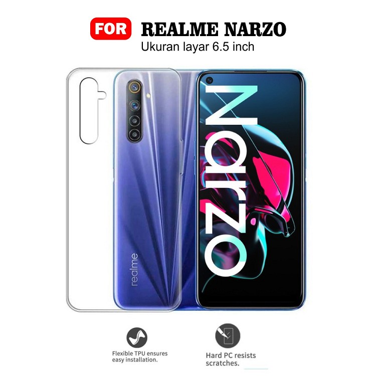 Soft Case Oppo Realme Narzo Case Anti Crack / Anti Shock Bening