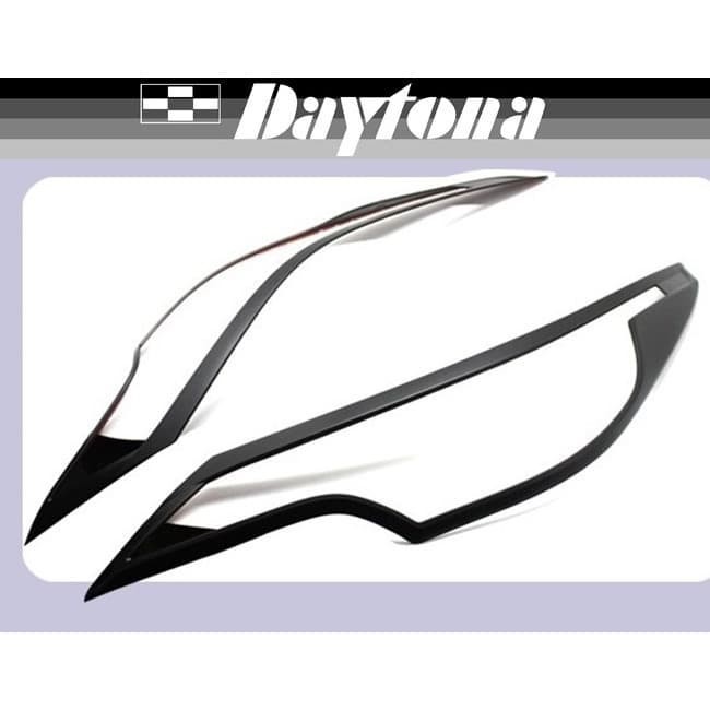 DAYTONA Garnish Cover Lampu Depan Toyota Fortuner 2016- Hitam