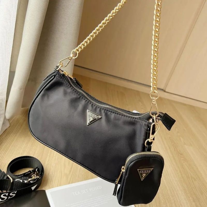 GUESSS Paris Shoulder Bag with Purse