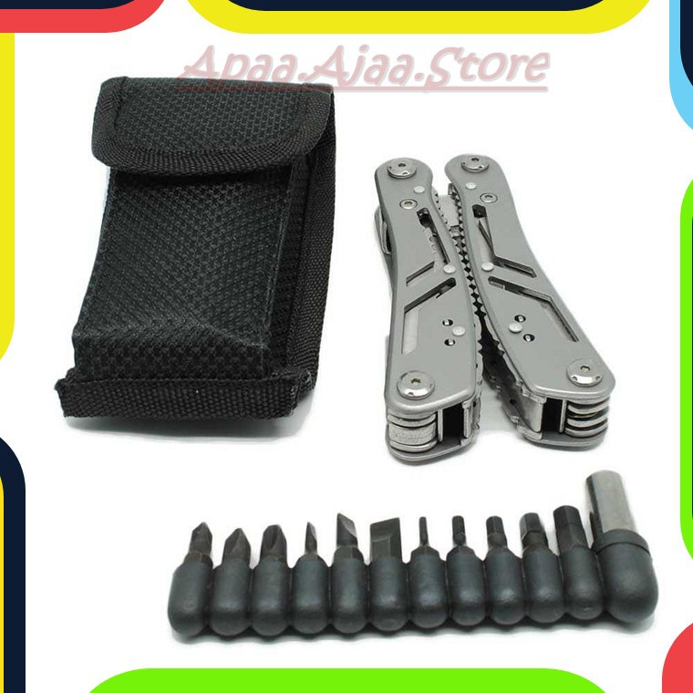 Bayar Ditempat JEEP alat multifungsi EDC Plier Survival Tool Stainless Steel - MPA22S