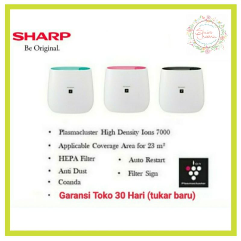 Jual Sharp Air Purifier Fp J30y B P A Anti Dust Coverage Area 23m2