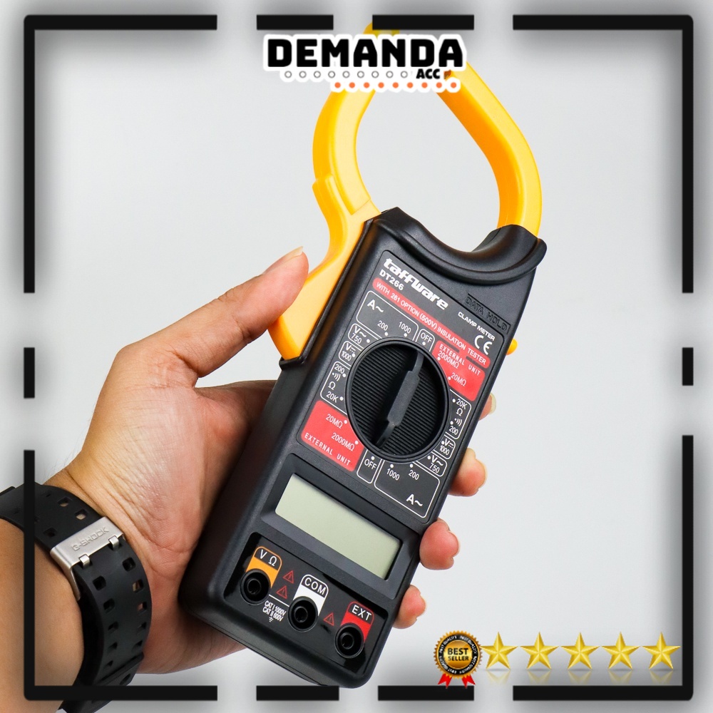 Digital Clamp Meter / Tang Ampere Digital / Ampere Meter Digital DT266 MULTIMETER