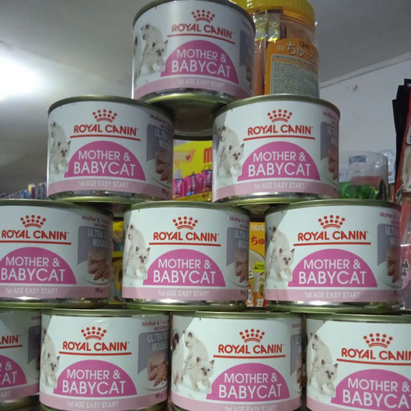 Makanan Basah Kucing RC Mother &amp; Baby Cat Kaleng 195gr Wet Food Basah Kaleng