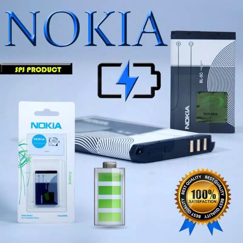 Baterai Nokia BL 5C BL 4C Batre Original Nokia BL 5c BL 4c