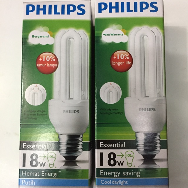 Jual Lampu Philips Essential 18 Watt Shopee Indonesia