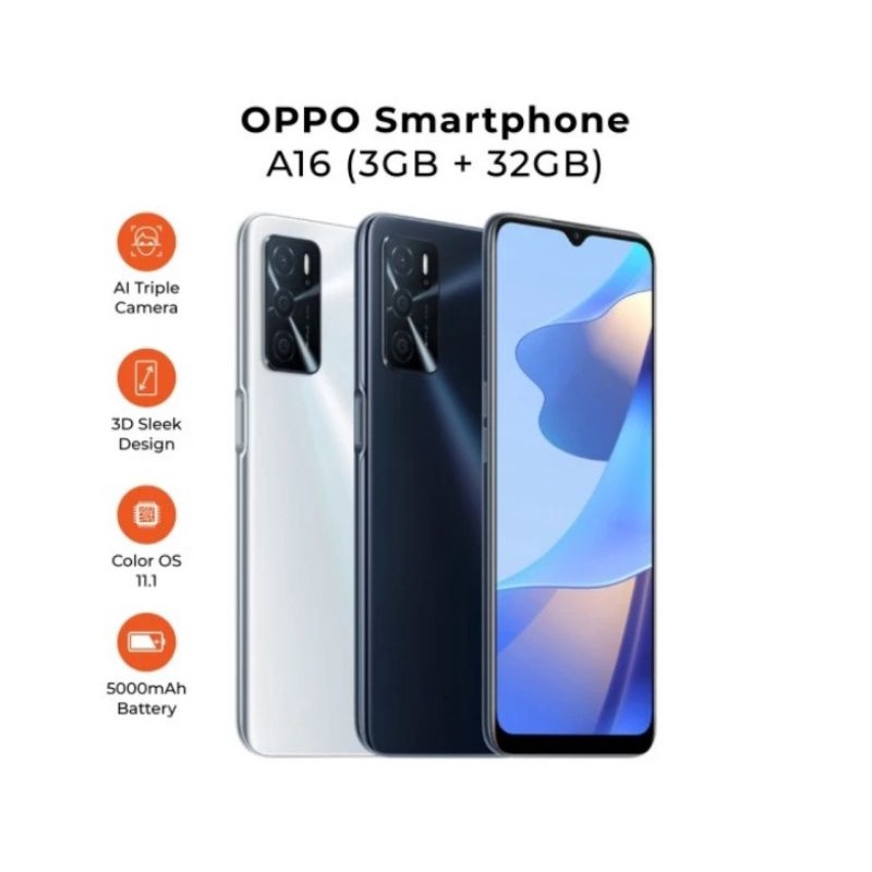 OPPO A16 RAM 3/32